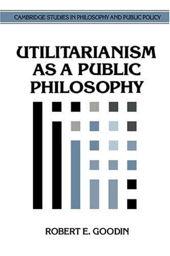 Tapa de Utilitarianism as a public philosophy