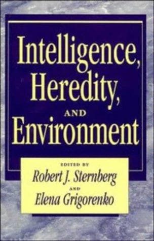 Tapa de Intelligence, heredity, and environment