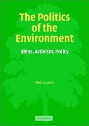 Tapa de The Politics of the Environment