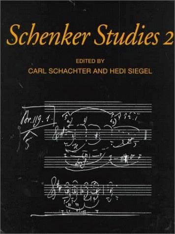 Tapa de Schenker Studies 2 (Cambridge Composer Studies)