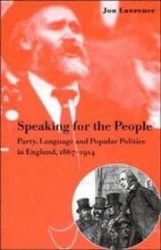 Tapa de Speaking for the people