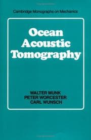 Tapa de Ocean acoustic tomography