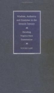 Tapa de Wisdom, authority, and grammar in the seventh century