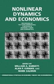 Tapa de Nonlinear dynamics and economics