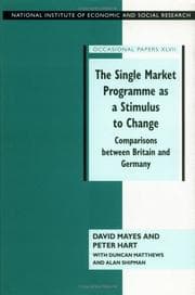 Tapa de The single market programme as a stimulus to change