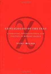 Tapa de Genealogies of the Text