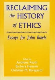 Tapa de Reclaiming the history of ethics