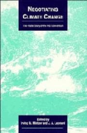 Tapa de Negotiating climate change