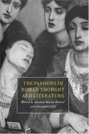Tapa de The passions in Roman thought and literature