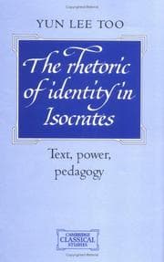 Tapa de The rhetoric of identity in Isocrates