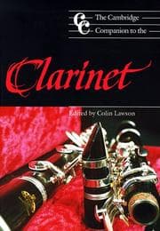 Tapa de The Cambridge companion to the clarinet