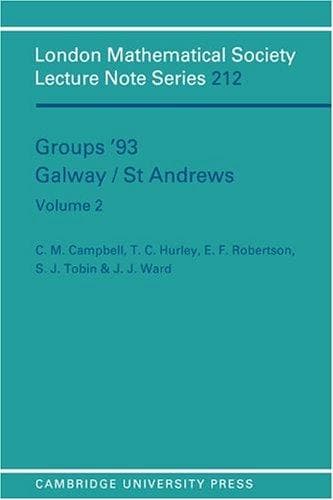 Tapa de Groups '93 Galway/St Andrews