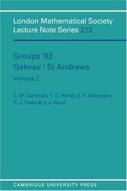 Tapa de Groups '93 Galway/St Andrews