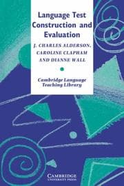 Tapa de Language test construction and evaluation