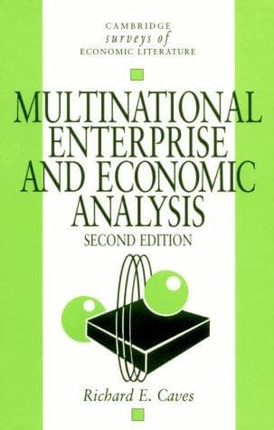 Tapa de Multinational enterprise and economic analysis