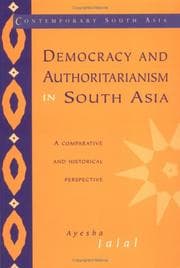 Tapa de Democracy and authoritarianism in South Asia
