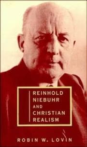 Tapa de Reinhold Niebuhr and Christian realism