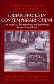 Tapa de Urban spaces in contemporary China