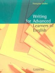 Tapa de Writing for Advanced Learners of English
