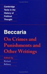 Tapa de On Crimes and Punishments and Other Writings