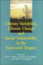Tapa de Climate variability, climate change, and social vulnerability in the semi-arid tropics
