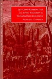 Tapa de Lay confraternities and civic religion in Renaissance Bologna