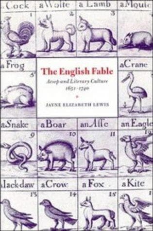 Tapa de The English fable