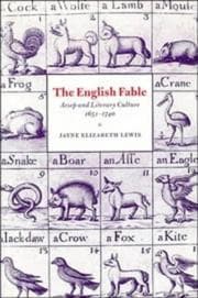 Tapa de The English fable
