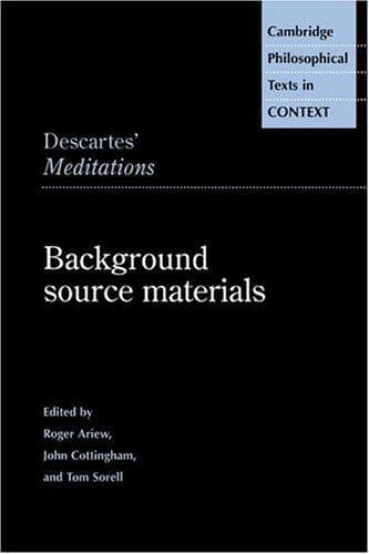 Tapa de Descartes' Meditations