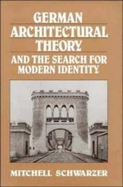 Tapa de German architectural theory and the search for modern identity