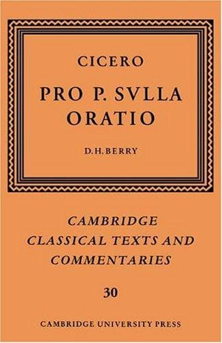Tapa de Pro P. Svlla oratio