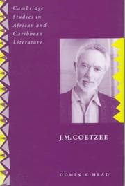 Tapa de J.M. Coetzee