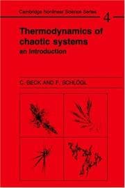 Tapa de Thermodynamics of chaotic systems