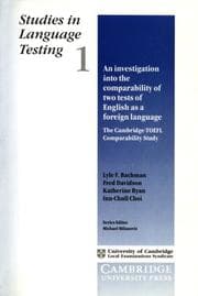 Tapa de Studies in language testing