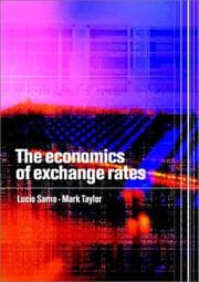 Tapa de Economics of exchange rates