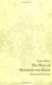 Tapa de The Plays of Heinrich von Kleist