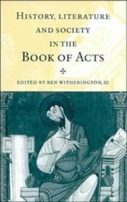 Tapa de History, literature, and society in the book of Acts