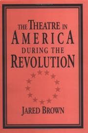 Tapa de The theatre in America during the Revolution