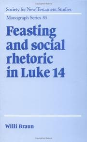 Tapa de Feasting and social rhetoric in Luke 14