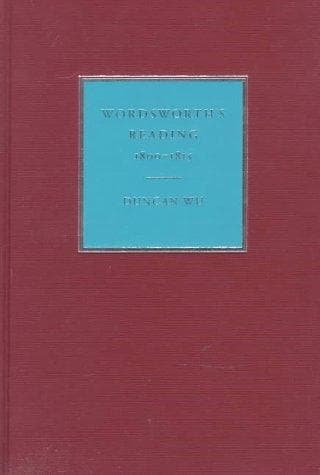 Tapa de Wordsworth's reading, 1800-1815