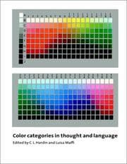 Tapa de Color categories in thought and language
