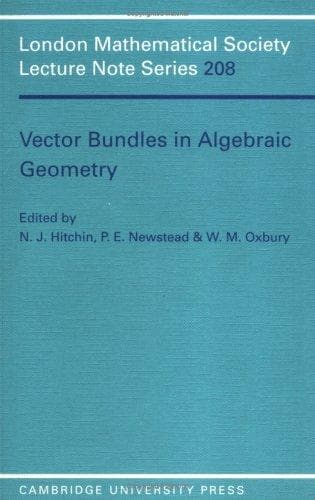 Tapa de Vector bundles in algebraic geometry