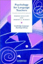 Tapa de Psychology for language teachers
