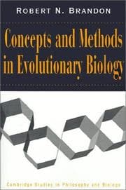 Tapa de Concepts and methods in evolutionary biology