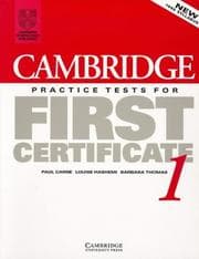 Tapa de Cambridge Practice Tests for First Certificate 1