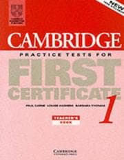 Tapa de Cambridge practice tests for first certificate 1.