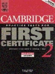 Tapa de Cambridge Practice Tests for First Certificate 2