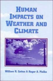 Tapa de Human impacts on weather and climate