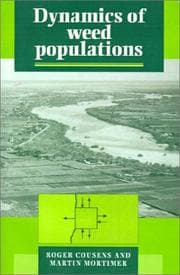 Tapa de Dynamics of weed populations