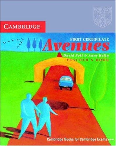 Tapa de First Certificate Avenues
